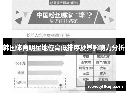 韩国体育明星地位高低排序及其影响力分析